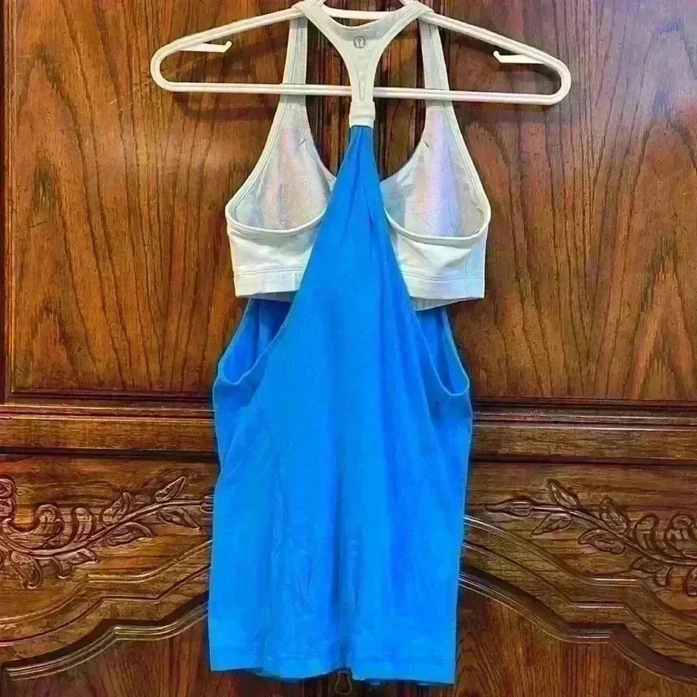 Lululemon Practice Freely Tank size 4 
Beach Blanket Blue / Aquamarine - Picture 9 of 15